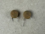 2 Vintage Crl Ceramic Disc 500 Pf 6KV Capacitors Centralab Guaranteed. Fixed Price $8.00.