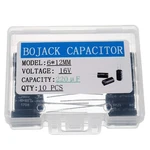 Bojack 6X12MM 220UF 220MFD 16VOLTAGE 20% Aluminum Electrolytic.... Fixed Price $9.04.