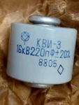 KVI-3 220PF +-20% 16KV Ceramic High Voltage Capacitor New. Fixed Price $19.97.