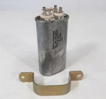 Aerovox Oil-filled Capactior Z91R2810E25, 10UF 280V 60HZ W/ Resistor & Strap. Fixed Price $26.51.