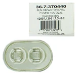 Rotom 36-7-370440 7.5/5MFD 370/440VAC Run Capacitor Oval. Fixed Price $15.03.