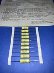 Wesco 32P .033UF 100V Polypropylene Mil Spec. Capacitors +/-2% New Lot. Fixed Price $11.65.