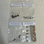 Panasonic Capacitor Lot (4 Values, 5 Pcs/ea) Tantalum, Metal Film Nos. Fixed Price $19.95.