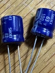 Lot 15 Shoe Radial Lead Low Profile El Capacitor 100 Uf, 63 V, +/- 20%. Fixed Price $16.95.