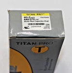 Titan Pro TOCFD405 Oval Motor Run Capacitor 40+5 Mfd 440/370 Vac Free Shipping. Fixed Price $14.99.