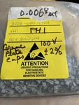 Lot Of Phillips Ceramic Plate Caps, P/n 2222-682-10101; 0.0068 Uf, 100V. Fixed Price $15.95.