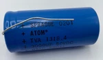 Lot Of 2 Sprague Atom TVA-1318.4 Capacitors 3000UF 50VDC Blue Jacket. Fixed Price $11.46.