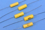 (five) Sec Poly Fill Metallized Capacitors 0.1UF 50VDC 5% Tolerance. Fixed Price $12.00.