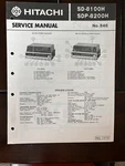 MAY/76 Hitachi SD-8100H -SDP-8200HSERVICE Manual. Fixed Price $20.00.