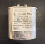 Aerovox 1185-MF (Z93S4015M) 15UF 400V 100'C Oil Filled Capacitor Free Ship. Fixed Price $9.97.