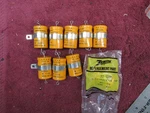9-PCS 22-1568 10 Mfd 475V Zenith Sprague Electrolitic Axial Capacitor D70941. Fixed Price $80.00.