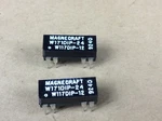 Lot Of (2) Magnecraft Relay, W171DIP-24 W117DIP-12 9610M New Nos. Fixed Price $7.10.