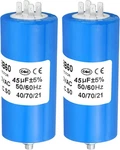 CBB60 45UF 250V Running Capacitor Pins 60HZ Cylinder Botto Style:. Fixed Price $23.99.