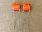 Nos Vintage Sprague Orange Drop .1 Uf 400V Capacitors 225PX Guitar Tone Caps. Fixed Price $10.00.