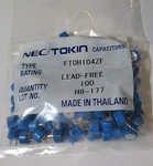 100-PACK New Nec/ Tokin FT0H104ZF Battery Super Capacitors 5.5V Lead Free 0.10F. Fixed Price $24.00.