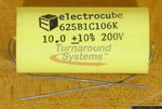 Electrocube 10UF Capacitors, Polycarbonate, 200 Volt, Matched, New. Fixed Price $8.50.