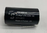 Solen Metalized Polypropylene Film Capacitor Axial Lead Ppe-mkp-fc 10.0UF/630V. Fixed Price $12.44.