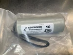 Advance 7C100M40R Capacitor 10MFD 400VAC. Fixed Price $17.00.