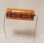 Sprague Axial 1000UF, 35V 85C- Taiwan Top Choice For Audiophiles. Fixed Price $6.99.