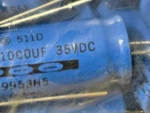 20PC 1000UF 35V Sprague 511D108M035EN4D Capacitor, Radial. Aluminum, New. Fixed Price $34.99.