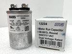 Mars 12234 Motor Run Capacitor 15 Mfd Round 440/370 Vac Dual Voltage Rated. Fixed Price $19.95.