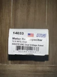 14033 Mars Motor Run Capacitor 12.5 Mfd, Oval 440/370 Vac Dual Voltage (new). Fixed Price $8.90.