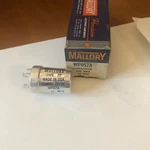 WP057A Mallory 500MFD 25VDC Capacitor. Fixed Price $5.00.