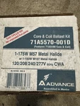 Advance 71A5570-001D 150/175 Watt Metal Halide Ballast Capacitor And Bracket. Fixed Price $75.00.
