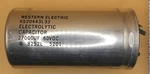 Western Electric KS-204443L33 27000 Uf 60 Vdc 825L Electrolytic Capacitor. Fixed Price $35.00.