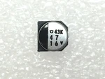 MVK16VC47M6.3X5.5 Nic Smd Cap Aluminum Lytic 47UF 20% Pieces. Fixed Price $14.40.