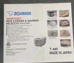 Zojirushi Neuro Fuzzy NS-ZCC10 Rice Cooker & Warmer 5.5 Cup White. Fixed Price $240.00.