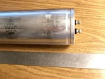37,600UF 75VDC Electrolytic Large Can Capacitor General Electric JC-58. Fixed Price $30.00.
