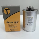 Titan Pro TRCFD455 Motor Dual Run Capacitor, Round, 440/370V Ac, 45/5 Mfd. Fixed Price $28.00.