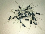 (31 Piece Lot) TT50M35A, Mallory Aluminum Electrolytic Caps 35UF, 50V, 20% Axial. Fixed Price $31.00.