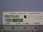 20 Cornell Dubilier CD5EC270JO3 27PF 300V 5% Dipped Silver Mica Capacitors. Fixed Price $19.99.