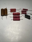 12 Vintage 1950S Cornell Dubilier/mallory/others Capacitors Paper Tube Amp Caps. Fixed Price $19.97.