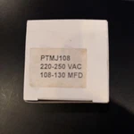 Start Capacitor 108-130 Mfd 220-250 Vac Fits Diversitech Packard PTMJ108 JD2. Fixed Price $15.06.