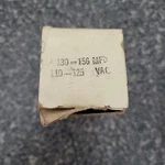 New! Mepco/centralab 130-156MFD 110-125VAC 60HZ Start Capacitor. Fixed Price $12.00.
