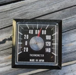 Thermometer Vintage Antique Car Auto Nos Gauge Chevy Ford Hot Rod Black. Fixed Price $99.99.