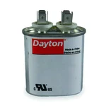Dayton Motor Run Capacitor: Oval, 370V Ac, 15 Mfd, 9/16 In Overall H 2MDV9. Fixed Price $12.39.