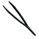 Black Plastic Tweezers For Quartz Electronic Components 125 Mm. Fixed Price $11.50.