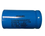 47000UF 40V Philips Electrolytic Aluminum Capacitor Can 3199ED473U040APA2. Fixed Price $16.00.