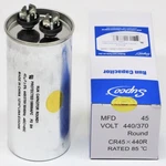 Supco CR45X440R Hvac Motor Round Run Capacitor Mfd Volts. Fixed Price $13.11.