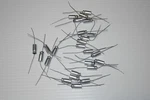 Lot Of 25 Mallory 2UF 200V Aluminum Axial Electrolytic Capacitors TT200X2 Nos. Fixed Price $30.00.