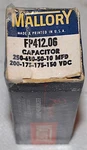 Mallory # FP412.06 250-650-50-10 Mfd 250-175-175-150 Vdc Capacitor New Surplus. Fixed Price $11.95.
