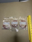 Lot Of Three Pomona 1613-36-2 36" Red Microgator Test Clip Patch Cord. Fixed Price $20.00.