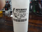 Used Advance 7C160M33 Mfd 330VAC Capacitor. Fixed Price $8.33.