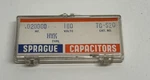 Vintage Sprague Hyk .02UF (0.02 Mf) 100 Volts Capacitor TG-S20 Nos. Fixed Price $22.00.