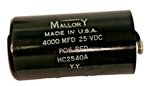 Mallory HC2540A Aluminum Electrolytic Capacitor. Fixed Price $34.00.