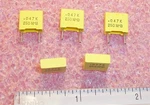 Qty (500) .047UF 250V 10% Metallized Polyester Film Capacitors NMB473K250 Nic. Fixed Price $14.99.